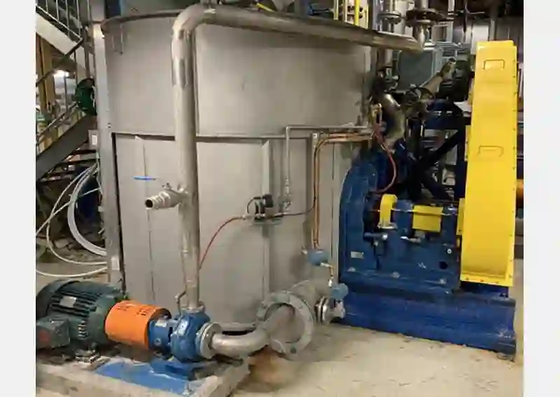 Vue externe du triturateur Tornado