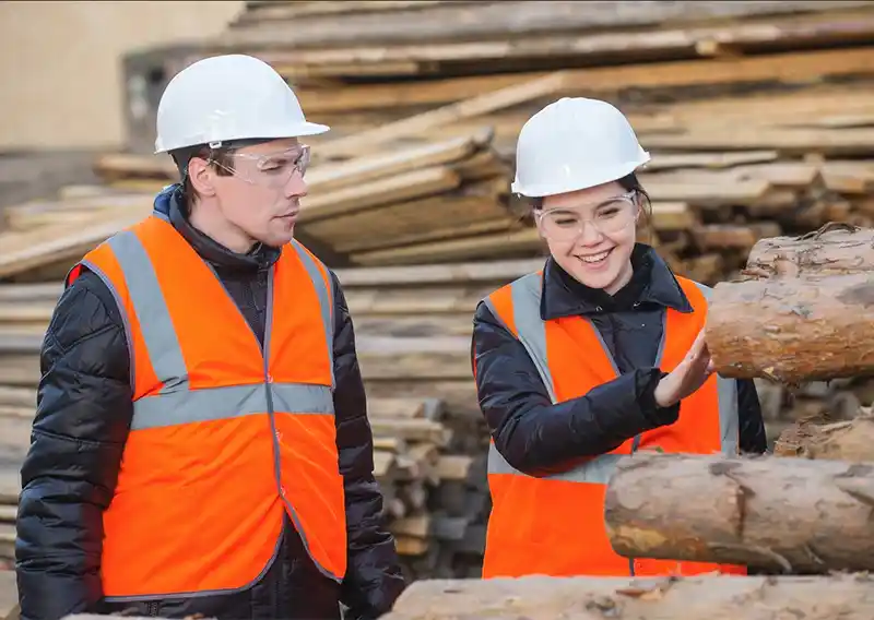 Employés dans le secteur forestier