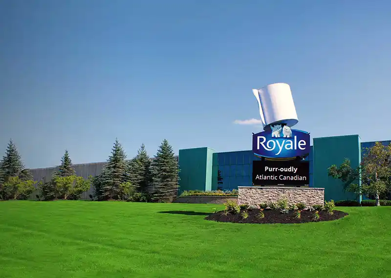 Usine Irving Tissue de Dieppe, au Nouveau-Brunswick, où un incendie dans un entrepôt a perturbé les opérations