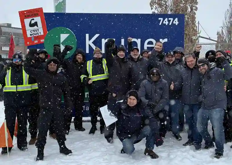 Grève générale illimitée chez Kruger à LaSalle