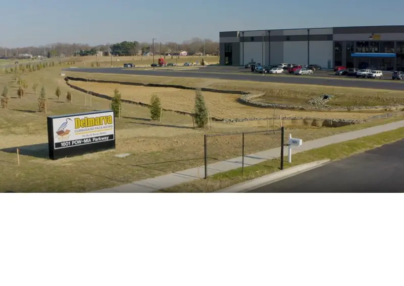 Usine de conversion de Delmarva Corrugated Packaging à Dover, au Delaware