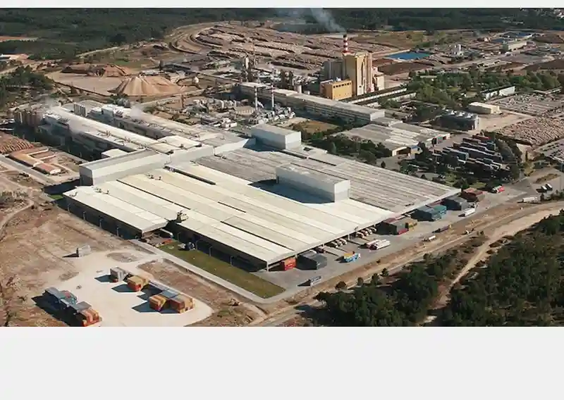 L'usine de The Navigator Compangy à Figueira da Foz au Portugal