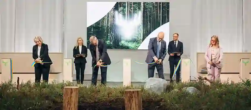 Inauguration de l’usine de papier tissu modernisée de Metsä à Mariestad, en Suède