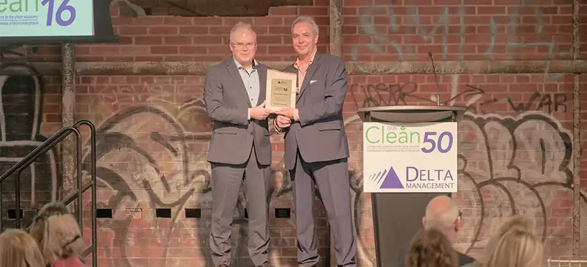 Francis Fournier de Kruger honoré par Canada’s Clean50