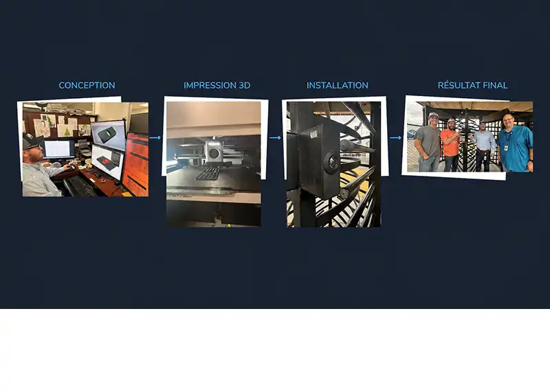 Processus de conception, d’impression et d’installation d’une pièce fabriquée en impression 3D chez Georgia-Pacific