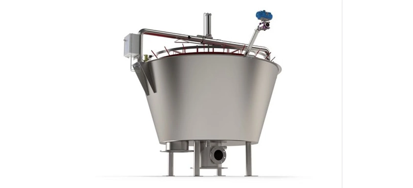 Dispositif RotoFlex de Kadant pour la récupération de fibres avec système de nettoyage de toile sans douche ni raclage